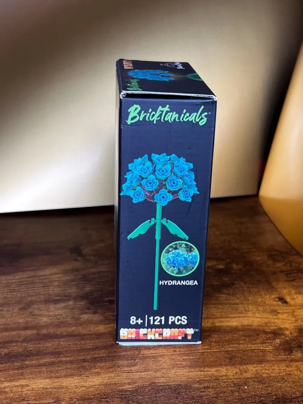 Bricktanicals Brickcraft Hydrangea Brick Building Set Flower Blue 121 Pieces NEW